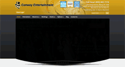 Desktop Screenshot of conwayentertainment.com